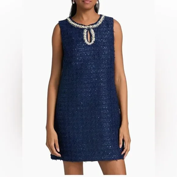 Lilly Pulitzer Ronan Metallic Tweed Romper Size 4 - Picture 2 of 15